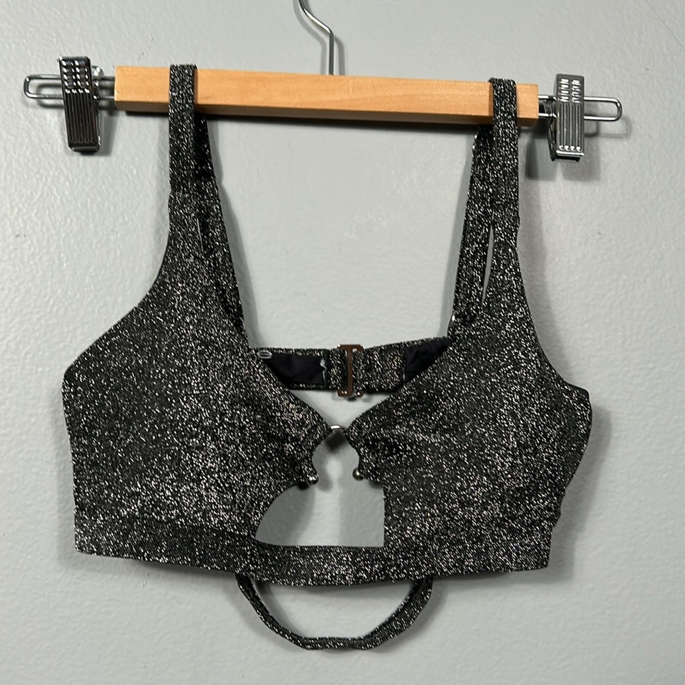 Bebe Metallic Bikini Set size Small NWOT